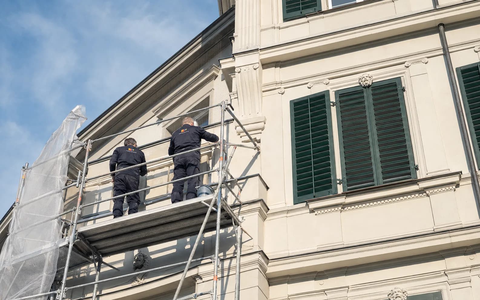 Fassadenarbeiten der Bezzola Flavio AG in der Region Luzern